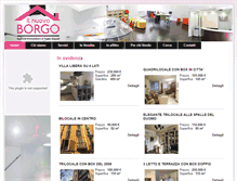 Tablet Screenshot of borgoimmobiliare.it